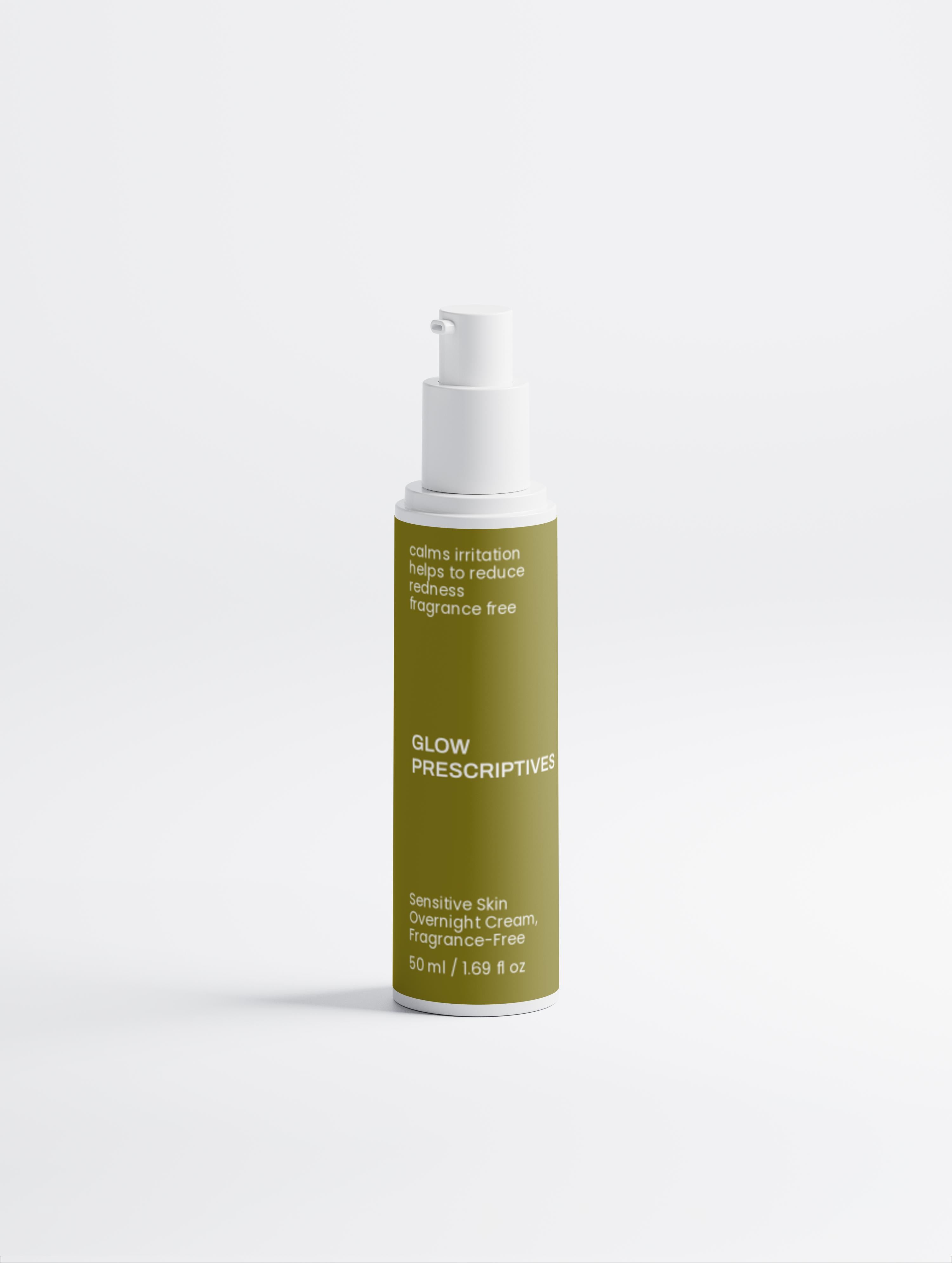 Sensitive Skin Overnight Cream, Fragrance-Free