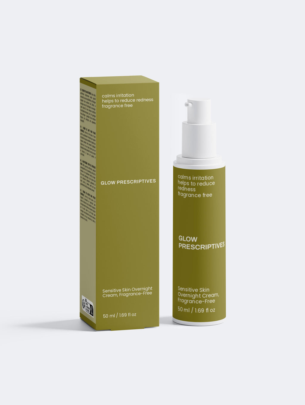 Sensitive Skin Overnight Cream, Fragrance-Free